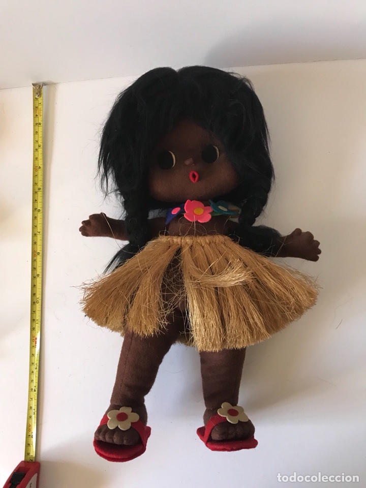 Mu&ntilde;ecas espa&ntilde;olas modernas: Mu&ntilde;eca fieltro negrita 70&rsquo;s - Foto 6