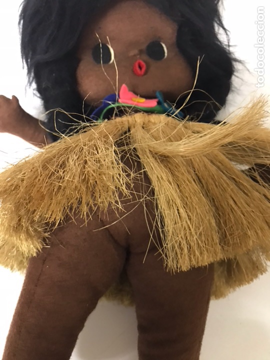 Mu&ntilde;ecas espa&ntilde;olas modernas: Mu&ntilde;eca fieltro negrita 70&rsquo;s - Foto 7