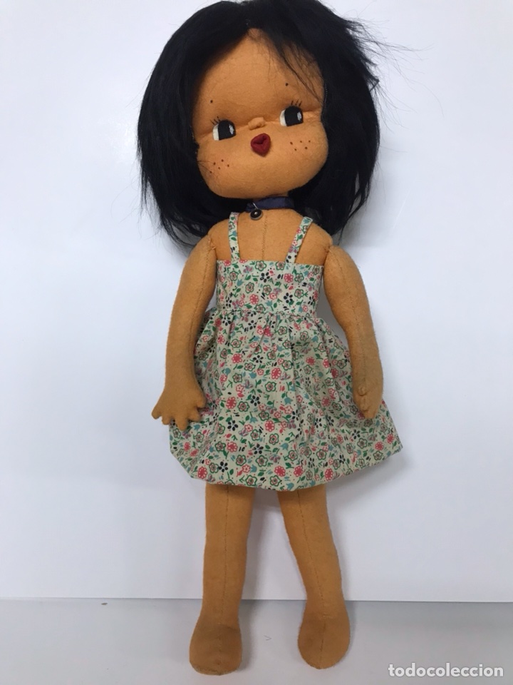 Mu&ntilde;ecas espa&ntilde;olas modernas: Mu&ntilde;eca fieltro 70&rsquo;s - Foto 1