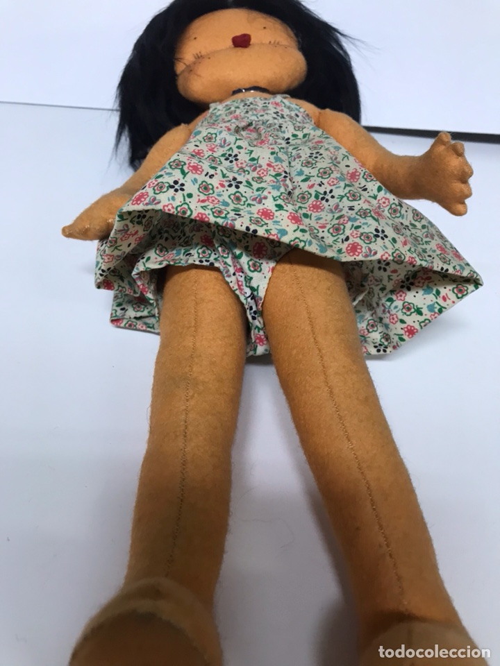 Mu&ntilde;ecas espa&ntilde;olas modernas: Mu&ntilde;eca fieltro 70&rsquo;s - Foto 6