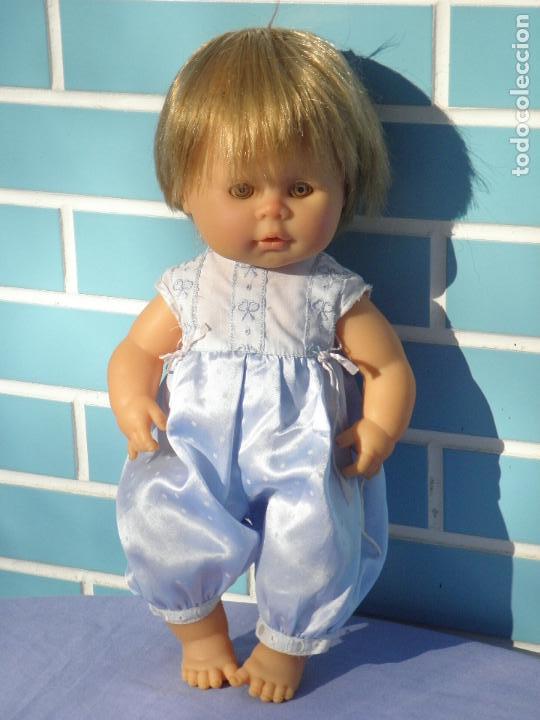 Poup&eacute;es Espagnoles Modernes: Mu&ntilde;eco beb&eacute; antiguo de goma de 40 cm