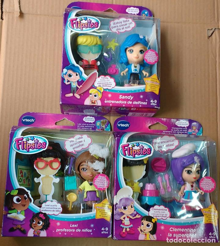 Mu&ntilde;ecas espa&ntilde;olas modernas: LOTE DE MU&Ntilde;ECA FLIPSIES DE VTECH - Foto 1