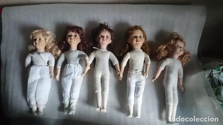 Mu&ntilde;ecas espa&ntilde;olas modernas: Lote de mu&ntilde;ecas porcelana - Foto 1