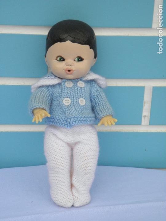 Mu&ntilde;ecas espa&ntilde;olas modernas: Mu&ntilde;eco beb&eacute; antiguo de 23 cm - Foto 2