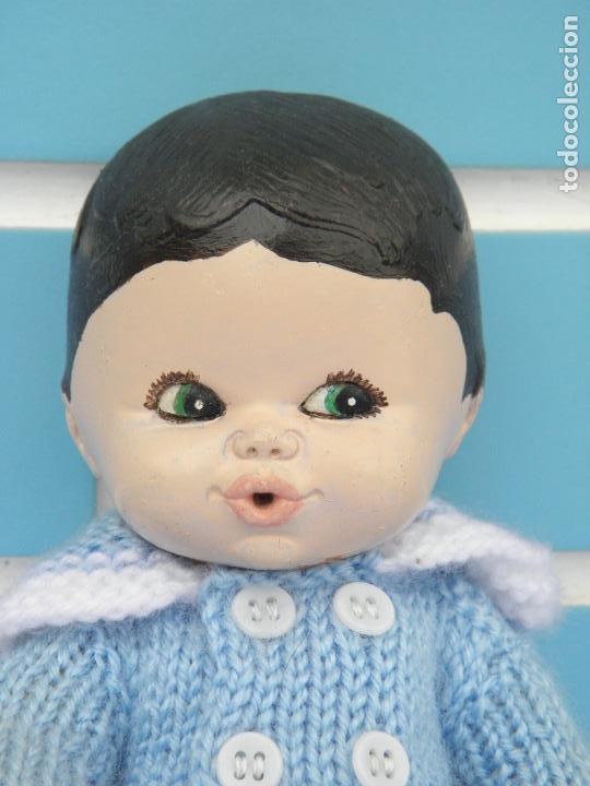 Mu&ntilde;ecas espa&ntilde;olas modernas: Mu&ntilde;eco beb&eacute; antiguo de 23 cm - Foto 3