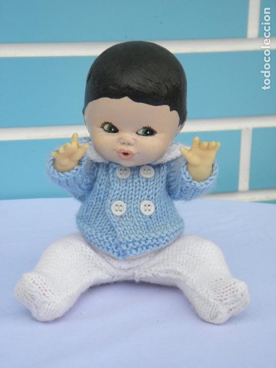 Mu&ntilde;ecas espa&ntilde;olas modernas: Mu&ntilde;eco beb&eacute; antiguo de 23 cm - Foto 4