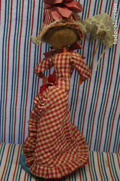Mu&ntilde;ecas espa&ntilde;olas modernas: ANTIGUA MU&Ntilde;ECA FIELTRO 27 CM - Foto 4