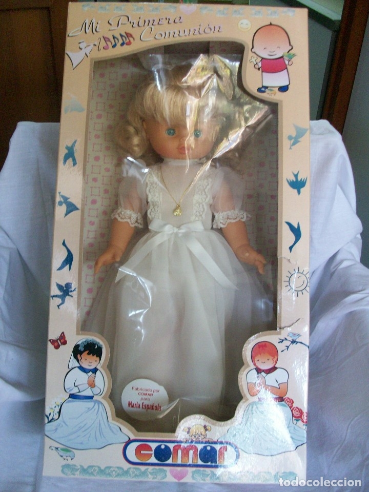Mu&ntilde;ecas espa&ntilde;olas modernas: MU&Ntilde;ECA DE COMUNION-MARLA ESPA&Ntilde;OLA-COMAR - Foto 2
