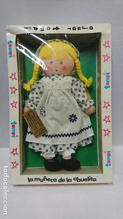 Mu&ntilde;ecas espa&ntilde;olas modernas: MU&Ntilde;ECA DE TRAPO TOMPI, PINTADA A MANO - Foto 1