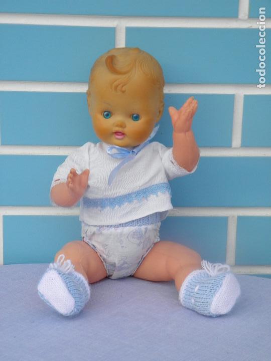 Mu&ntilde;ecas espa&ntilde;olas modernas: Mu&ntilde;eco beb&eacute; antiguo de pelo moldeado - Foto 6
