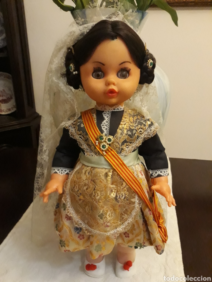 Mu&ntilde;ecas espa&ntilde;olas modernas: Mu&ntilde;eca valenciana. Fallera. - Foto 1