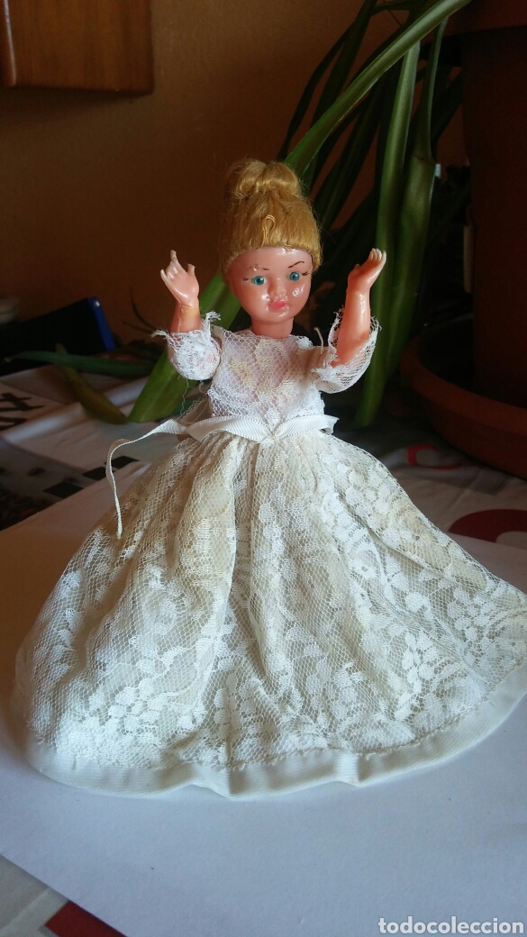 Mu&ntilde;ecas espa&ntilde;olas modernas: MU&Ntilde;ECA CELULOIDE NOVIA? COMUNION - Foto 1