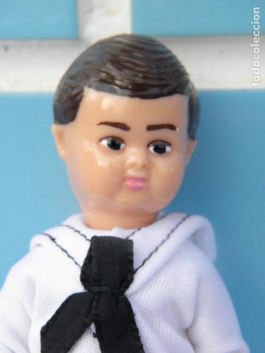 Mu&ntilde;ecas espa&ntilde;olas modernas: Mu&ntilde;eco antiguo de celuloide Marinero Comuni&oacute;n - Foto 2