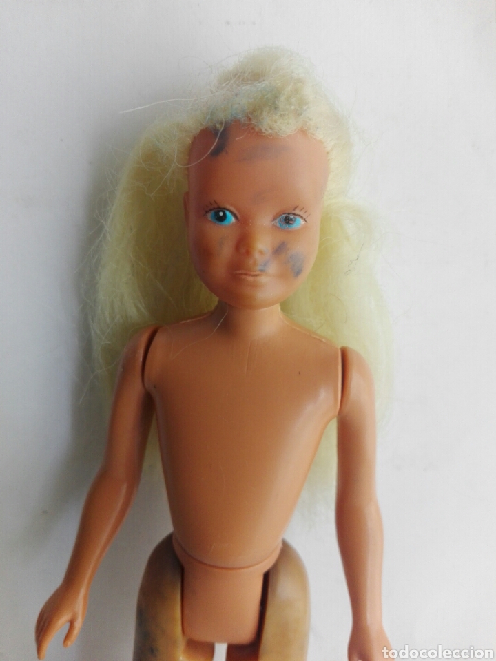 Mu&ntilde;ecas Espa&ntilde;olas Modernas: Antigua mu&ntilde;eca skipper hermana Barbie Mattel 1967 spain faltas