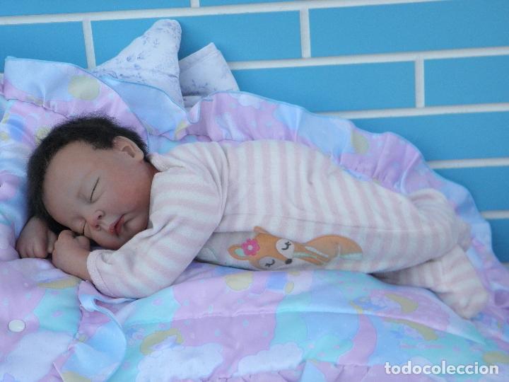 Mu&ntilde;ecas espa&ntilde;olas modernas: Mu&ntilde;eca beb&eacute; reborn dormida - Foto 5