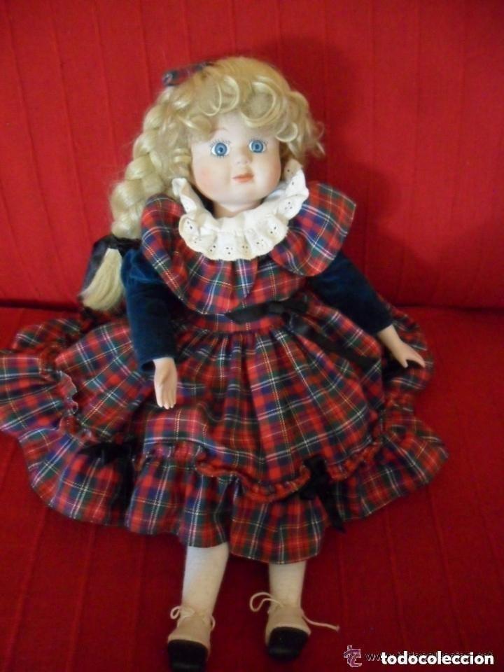 Mu&ntilde;ecas espa&ntilde;olas modernas: MU&Ntilde;ECA DE PORCELANA DE COLECCI&Oacute;N - Foto 2