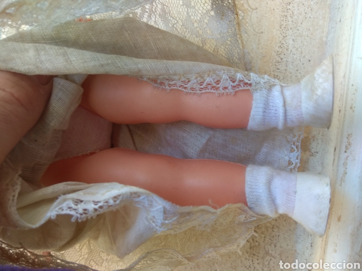 Mu&ntilde;ecas espa&ntilde;olas modernas: Antigua Mu&ntilde;eca con Vestido de Comuni&oacute;n - Foto 9
