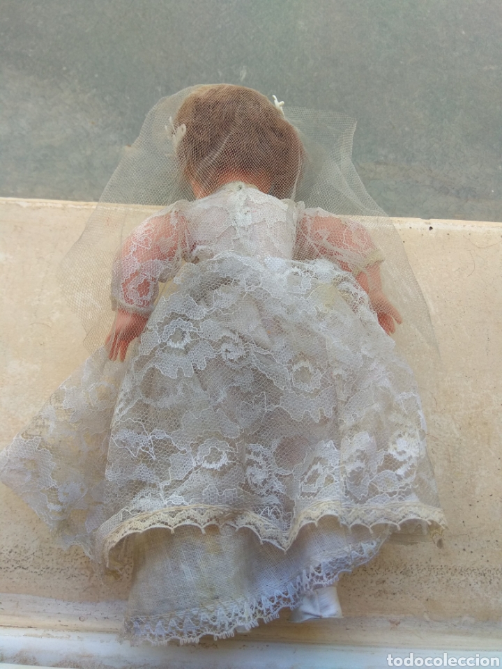 Mu&ntilde;ecas espa&ntilde;olas modernas: Antigua Mu&ntilde;eca con Vestido de Comuni&oacute;n - Foto 11