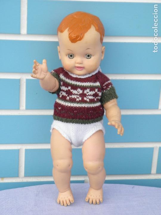 Moderne spanische Puppen: Mu&ntilde;eco antiguo americano de 32 cm de pelo moldeado
