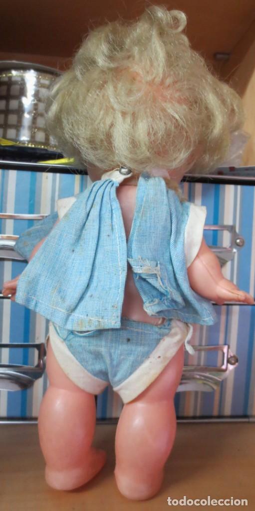 Mu&ntilde;ecas espa&ntilde;olas modernas: MU&Ntilde;ECA RUBIA A&Ntilde;OS 60 ROPA ORIGINAL RAPACI&Ntilde;A - Foto 3