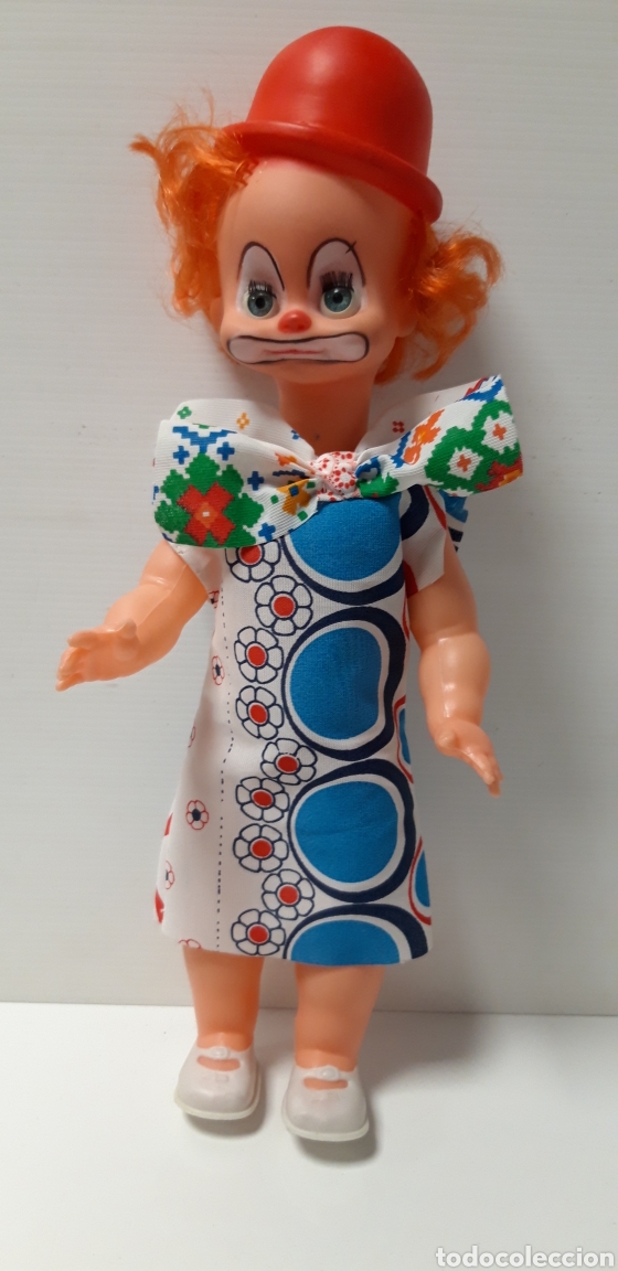 Mu&ntilde;ecas espa&ntilde;olas modernas: Mu&ntilde;eco payaso antiguo sin marca - Foto 1