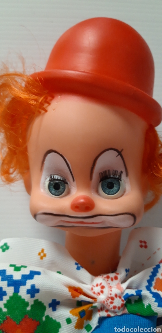 Mu&ntilde;ecas espa&ntilde;olas modernas: Mu&ntilde;eco payaso antiguo sin marca - Foto 2