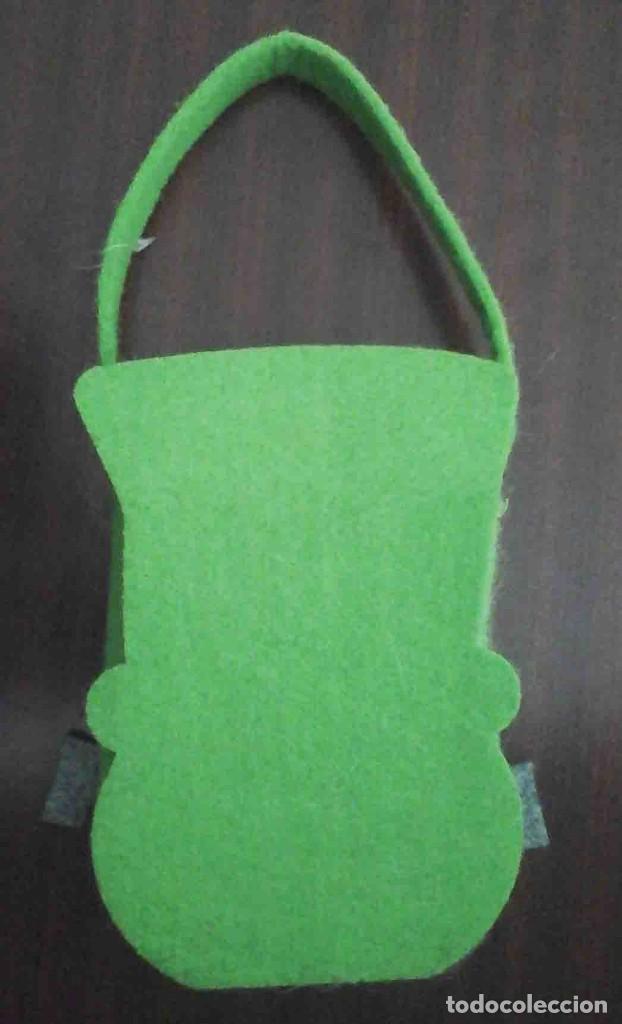 Mu&ntilde;ecas espa&ntilde;olas modernas: Bolso de mano de fieltro Frankenstein - Foto 2