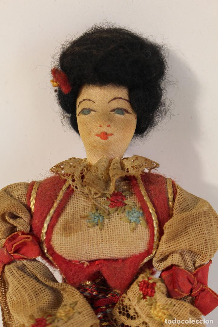 Mu&ntilde;ecas espa&ntilde;olas modernas: mu&ntilde;eca de tela antigua - Foto 3