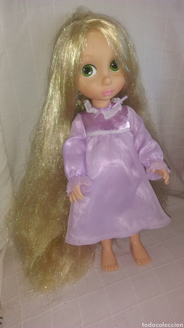 Mu&ntilde;ecas espa&ntilde;olas modernas: Mu&ntilde;eca Rapunzel Disney preanimator animator - Foto 1