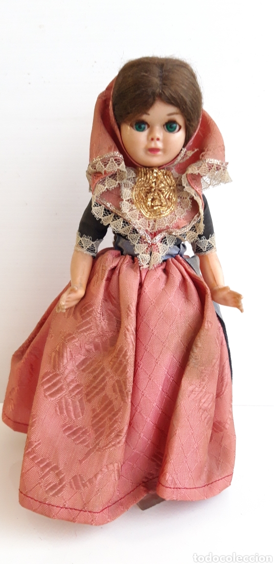 Mu&ntilde;ecas espa&ntilde;olas modernas: Antigua mu&ntilde;eca regional 22 cm - Foto 1