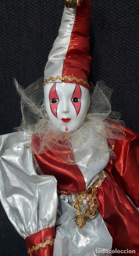 arlequin - payaso - porcelana y trapo - bien re - Acheter Autres poupées  espagnoles modernes sur todocoleccion