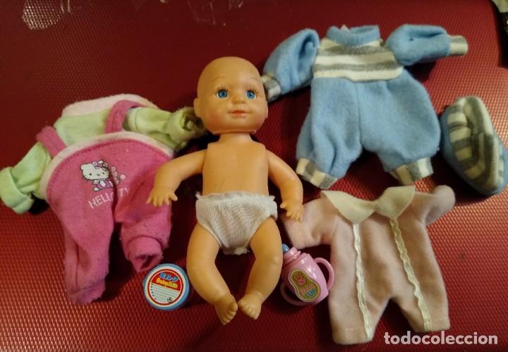 Mu&ntilde;ecas espa&ntilde;olas modernas: Bebe de unos 15 cm de alto + ropa. - Foto 1