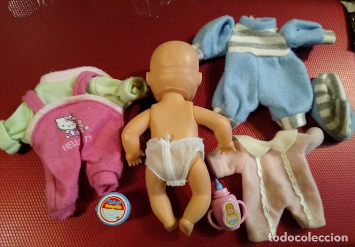 Mu&ntilde;ecas espa&ntilde;olas modernas: Bebe de unos 15 cm de alto + ropa. - Foto 2