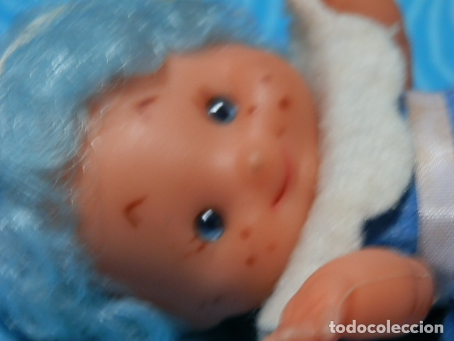 Mu&ntilde;ecas espa&ntilde;olas modernas: MU&Ntilde;ECA COSITAS BB PELO AZUL - Foto 2