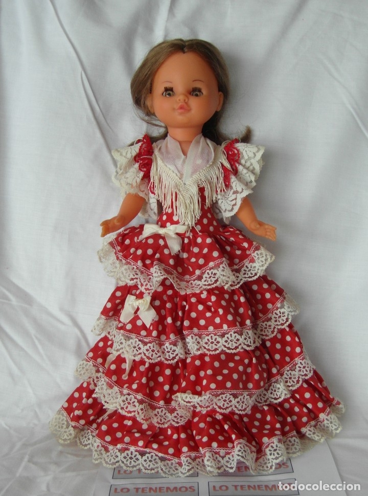 Mu&ntilde;ecas espa&ntilde;olas modernas: Mu&ntilde;eca folk de flamenca - Foto 2