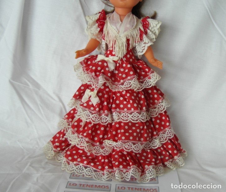 Mu&ntilde;ecas espa&ntilde;olas modernas: Mu&ntilde;eca folk de flamenca - Foto 3