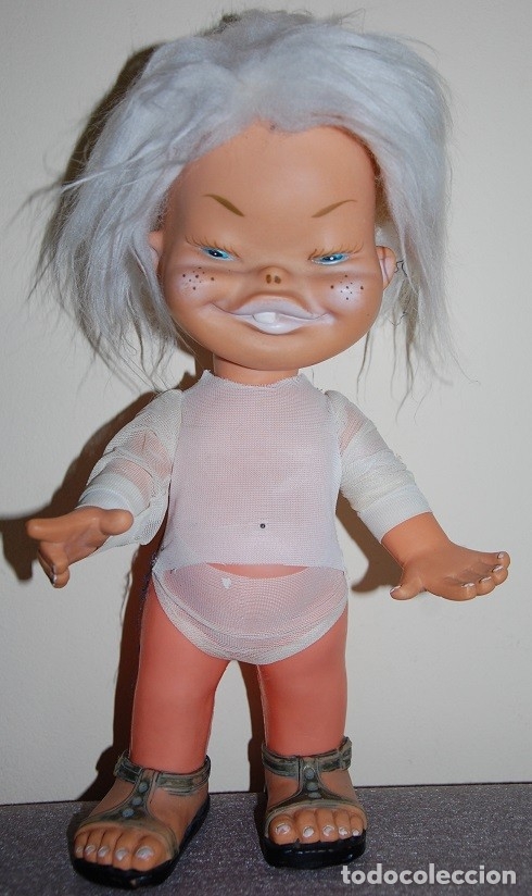Mu&ntilde;ecas espa&ntilde;olas modernas: MU&Ntilde;ECA DUENDE VINILO A&Ntilde;OS 60 - Foto 1