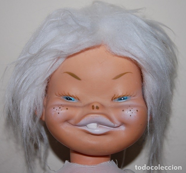 Mu&ntilde;ecas espa&ntilde;olas modernas: MU&Ntilde;ECA DUENDE VINILO A&Ntilde;OS 60 - Foto 3