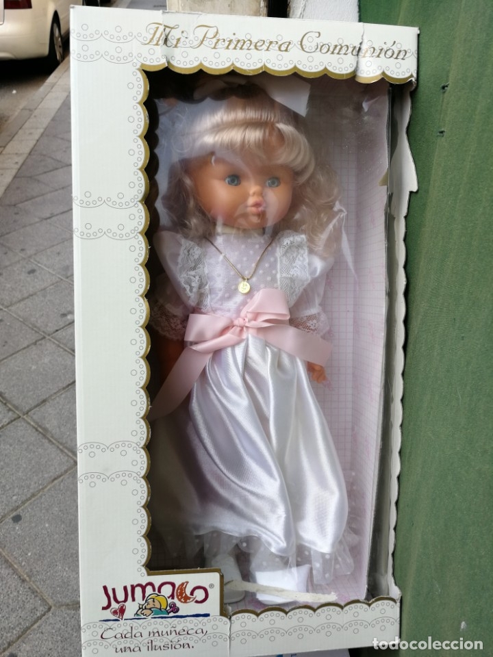 Mu&ntilde;ecas espa&ntilde;olas modernas: MU&Ntilde;ECA DE COMUNI&Oacute;N MARCA JUMACO EN CAJA - Foto 1