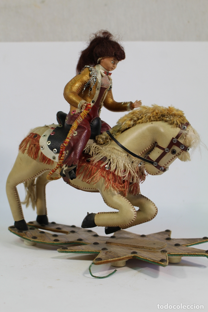 Mu&ntilde;ecas espa&ntilde;olas modernas: mu&ntilde;eca ginete caballo de skay - Foto 8