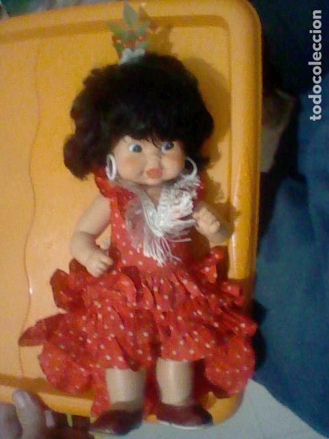 Mu&ntilde;ecas espa&ntilde;olas modernas: GITANILLA MU&Ntilde;ECA GRACIOSA 30 CMS ALTO PLASTICO DURO - Foto 9