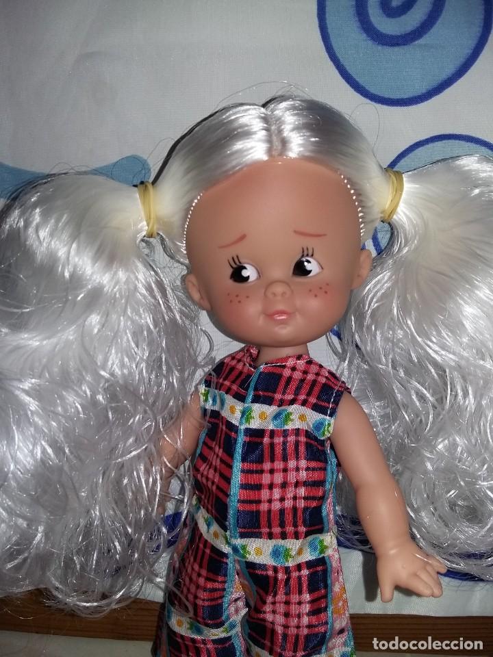 Muñeca Juanita Arco Iris Pelo Blanco De Colecci Comprar Otras Muñecas Españolas Modernas En 