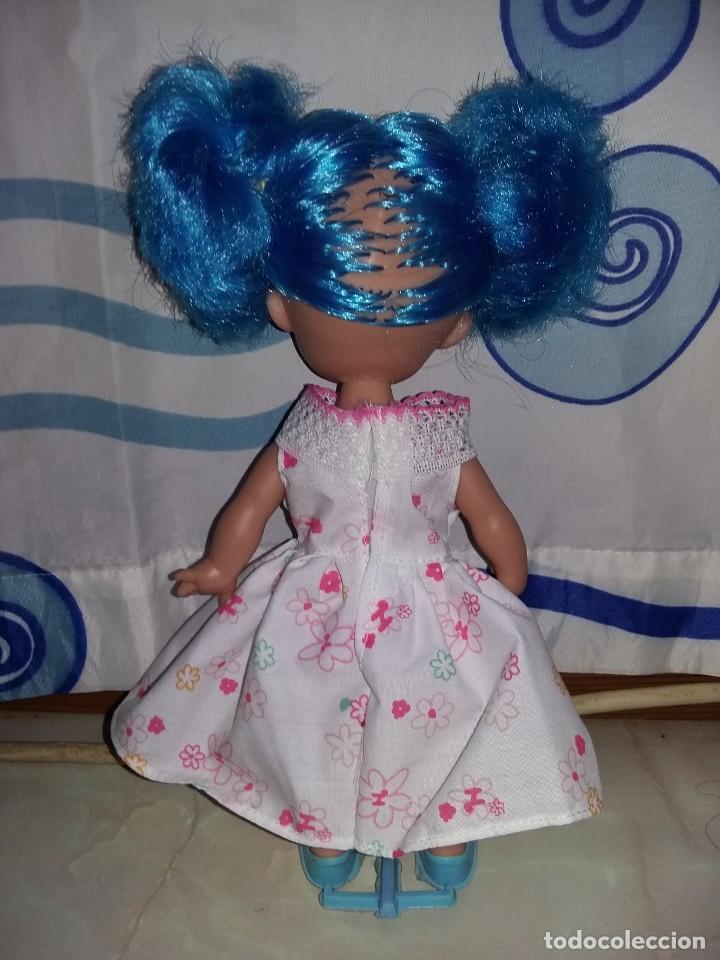 Muñeca Juanita Arco Iris Pelo Azul De Colección Comprar Otras Muñecas Españolas Modernas En 