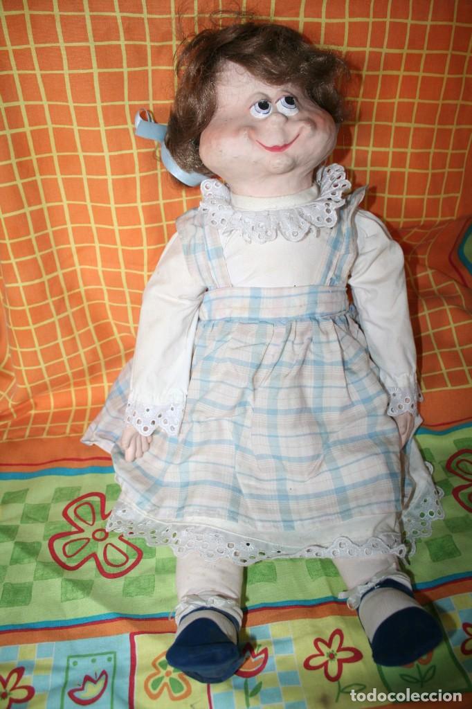 Mu&ntilde;ecas espa&ntilde;olas modernas: ANTIGUA MU&Ntilde;ECA PAPEL MACHE - Foto 3