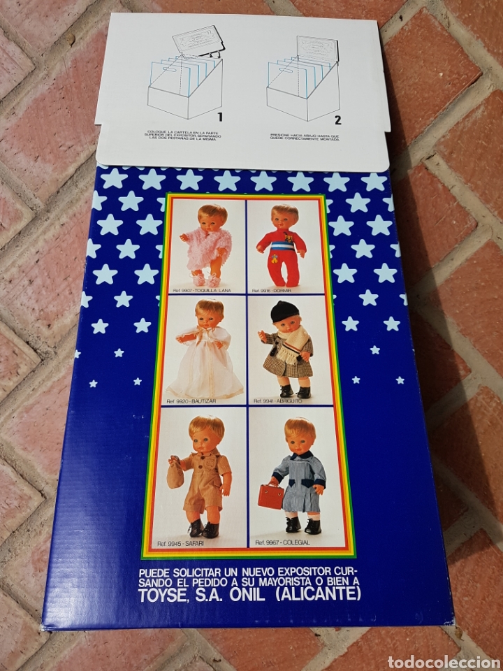 Mu&ntilde;ecas espa&ntilde;olas modernas: Expositor carton complementos mocosete Toyse - Foto 3