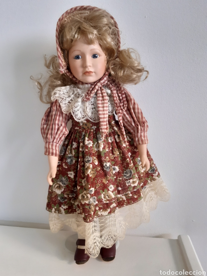 Mu&ntilde;ecas espa&ntilde;olas modernas: Mu&ntilde;eca cara y brazos de porcelana. - Foto 2