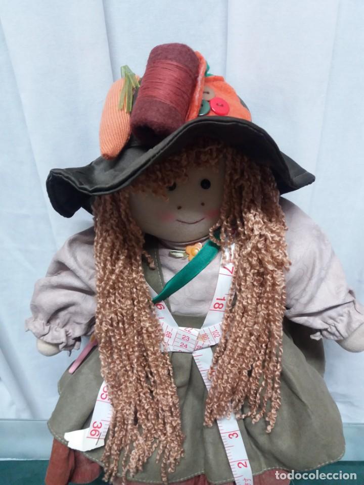 Mu&ntilde;ecas espa&ntilde;olas modernas: MU&Ntilde;ECA TRAPO COSTURERA 56 CM - Foto 3