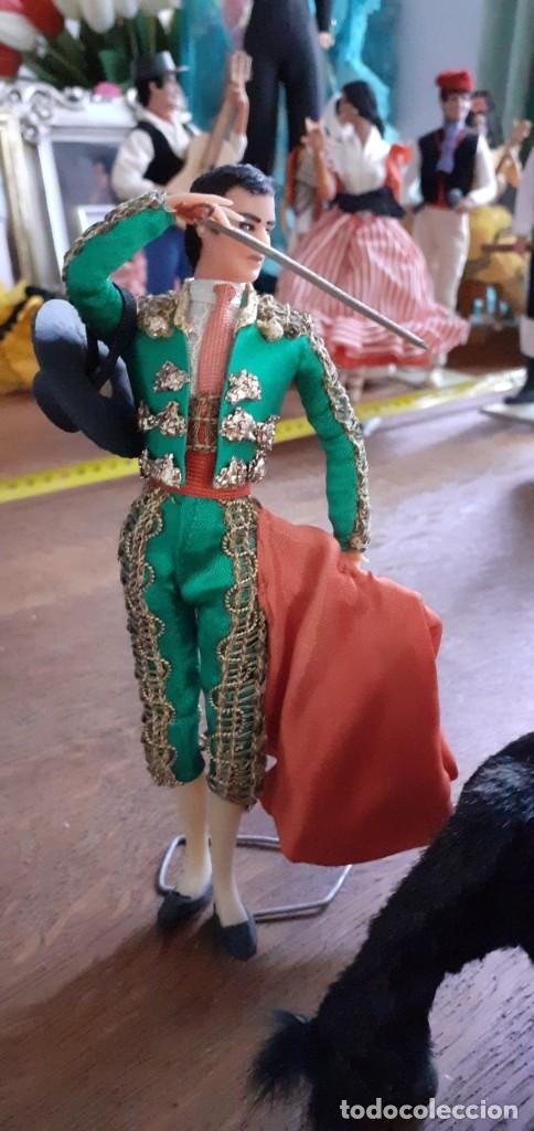 Mu&ntilde;ecas espa&ntilde;olas modernas: TORERO Y TORO DE MAR&Iacute;N. - Foto 2
