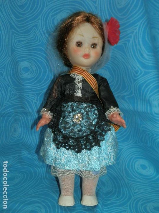 Mu&ntilde;ecas espa&ntilde;olas modernas: MU&Ntilde;ECA SIN MARCA CON TRAJE REGIONAL, 32 CM - Foto 5