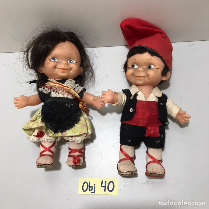 Mu&ntilde;ecas espa&ntilde;olas modernas: Pareja de mu&ntilde;ecos regionales Rapaci&ntilde;a - Foto 1